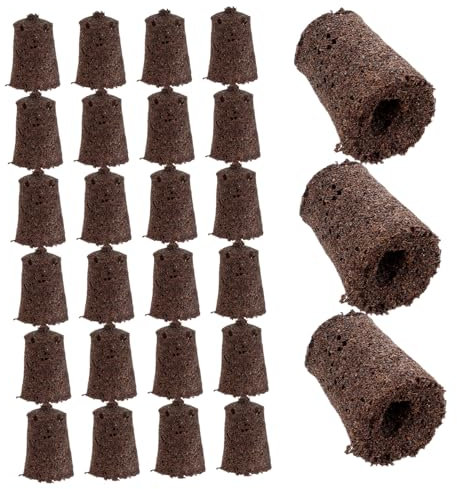 JOINPAYA 30pièces Fournitures Hydroponiques Terreaux De Culture Blocs De Tourbe De pour Plantes De Démarrage Racines Accessoires De Jardinage Hydroponique