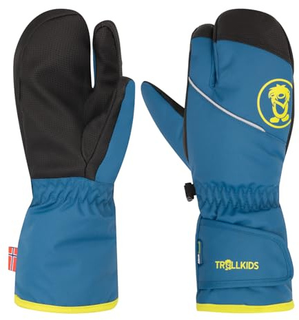 Trollkids Kids Troll 3 Finger Glove 40, Light Blue