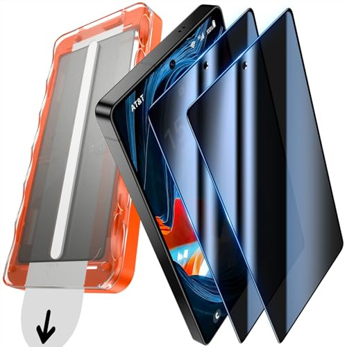 UniqueMe Vetro Temperato per Samsung Galaxy S25 Ultra Anti Spia - 2 Pezzi | Anti Spia Protettiva per Samsung Galaxy S25 Ultra, Strumento di Installazione Automatica, Resistente ai Graffi e Agli Urti