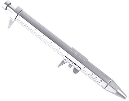 ZHENGCI Messschieber-Tintenroller, Kugelschreiber, Kugelschreiber, Messschieber, Lineale, tragbar, Messwerkzeug