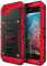 Beeasy Case for iPhone 8/7/SE 2022/SE 2020 Shockproof Waterproof Built-in Screen Protector,Cover Strong Tough Heavy Duty Armour Military Protective, Full Body Drop Proof Bumper for Outdoor Sport,Red