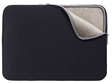 RAINYEAR Funda para portátil de 13 Pulgadas para MacBook Air 13 Pulgadas M4 M3 M2 M1 A3240 A3113 A2681 A2338 A2337, 13,3 Macbook Pro A1989 A2159 A2251 A2289 Funda con Forro Mullido, Negro