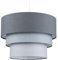 MiniSun | Round Modern 3 Tier Fabric Ceiling Pendant Light Shade in Dark Grey | Pendant Lights, Home Décor & Improvement Essential | 300cm Shade Width