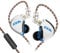 CCA C12 In Ear Auricolari 5BA 1DD Hybrid Driver Wired Sport Auricolari Cuffie Stereo Gaming Headset HiFi Suono Chiaro per Musicista Audiophile Singer DJ