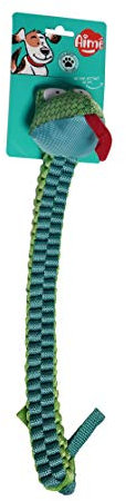 Aime Spielzeug in Form eines Squeakers mit integriertem Ton, Spielzeug für Hunde, Schlangenform, Durchmesser 50 cm