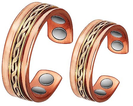 Wollet - Kupfer Ring rotbraun, Traditionell, 0.013 kg, Unisex, 0 carats, Weißer Stein, Freundschaftstag