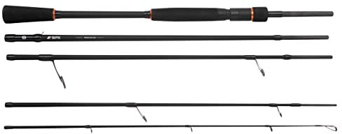 Spro Rute Spx Traveller L240 2,40m 10-30g - Spinnrute zum Raubfischangeln auf Reisen, Angelrute zum Fischen mit Hard-& Softbaits