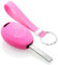 TBU car Autoschlüssel Hülle kompatibel mit Mini 2 Tasten - Schutzhülle aus Silikon - Auto Schlüsselhülle Cover in Rosa