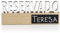 LoveMyBar - 6 uds Reservado con Mini Pizarra para Bar Restaurante - Base Madera Pino con Mini Pizarra Negra 2 Caras, Letrero Cartel Blanco PVC
