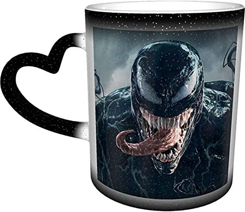 Mugs,Venom Design Ceramic Mugs Tea Cup for Festival Friends Gift Present,Black