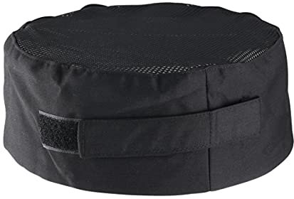 TOPBATHY Foxnovo KochmüTze Schwarz Verstellbar Mit Atmungsaktivem Mesh Oberteil, Hautfreundlich, Maschinenwaschbar, EinheitsgrößE FüR Erwachsene