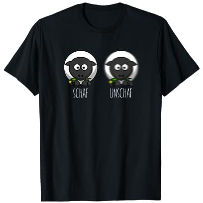 Schaf / Unschaf Lustiges Geschenk für Fotografen Hobby T-Shirt