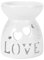 Micvtve Diffusor aus Keramik, Kerzenbrenner, Diffusoren für ätherische Öle, Keramik, Lampe – Liebe