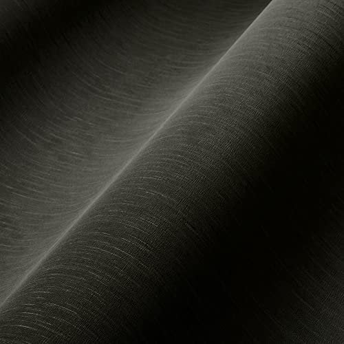 Versace 383837 Wallpaper Designer Black Plain Luxury Non-Woven Wallpaper Slightly Glossy 10.05 x 0.70 m Made in Germany