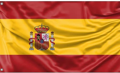 Bandera de España | Diseño único (90 x 150 cm)