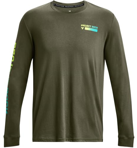 Under Armour Herren UA Project Rock Brahma Gym Top Sport, Marine Od Green, L