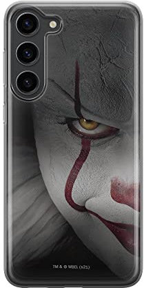 ERT Group Handyhülle für Samsung S23 Original und offiziell Lizenziertes Horror Muster It 001 optimal an die Form des Handy angepasst, hülle aus TPU