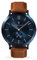Lilienthal Berlin Herrenuhr The Classic in Blue Rose – Armbanduhr am hellbraunen Leder-Armband – aus Chirurgenstahl mit einem Quarzuhrwerk & saphirgehärtetem Mineralglas – 42,5 mm