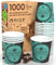 PubGreenCUP Lot de 1000 verres en papier pour café 65 ml Verres écologiques biodégradables jetables petits emporte-pièces