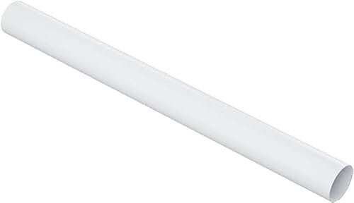 PEBBLE HUG Radiator Pipe Cover, Radiator Guard Sleeves, Central Heating Classic Style, Easy Installation, Classic Style White Pipe Covers, No Painting or Mess, (4 PCS)