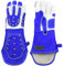 ErdBar Bissfeste Handschuhe Anti-Hundebiss-Katzenkratzer-Handschuhe aus dickem Rindsleder, 45 cm, Trainingstier, für Spaziergänge mit dem Hund, Haustier-Kosmetikerin