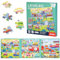 Magnetische Puzzle für Kinder, 25-30-42 Teile Verkehr Kinderpuzzle ab 3 Jahre, Magnet Puzzle, 3-in-1 Magnetpuzzle, Teile Magnet Puzzle Kinder, Kinderpuzzle Magnetspiel,3 Jigsaw Puzzle Muster in 1 Buch