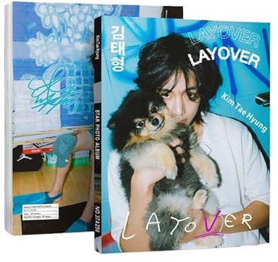 KPOP BTS Member V Photo Collection V New Album Layover Peripheral Magazine Collection Album Star Photo Poster (37A256-V)