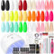 COSCELIA Gelnägel Starterset mit Lampe, 15 Farben UV Nagellack Set mit Elektrische Nagelfräser 3Pcs Poly Nägel Gel Set Base und 4pcs Top Coat Gel Nagellack Starterset für Geschenk