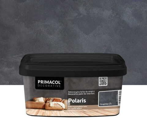 TRANS - PAL Primacol POLARIS Textured Paint for Interior Feature Walls, 1L, Decorative & Decobase Option (GRAPHITE 1L)