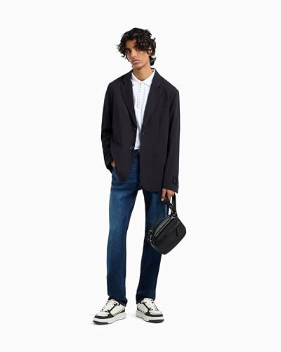 Armani Exchange Men's Slim 5 Pocket Jeans, Dark Blue, 32W x 30L