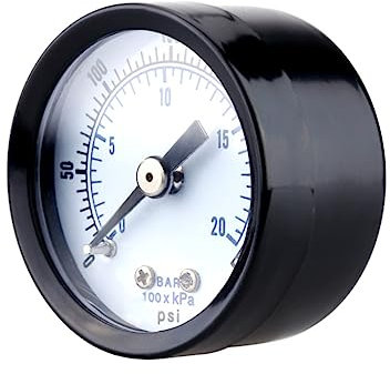WATIIFUFU Pressure Gauge for Vacuum Pressure Tester Suitable for Air Compressor Water Oil Gas