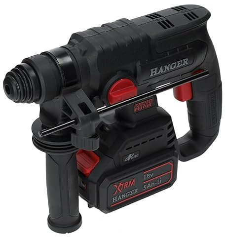 Perforateur SDS-Plus 18V Hanger HX18-22X5-2 Joules | 2 Batteries 5Ah + Chargeur rapide + HangBoX