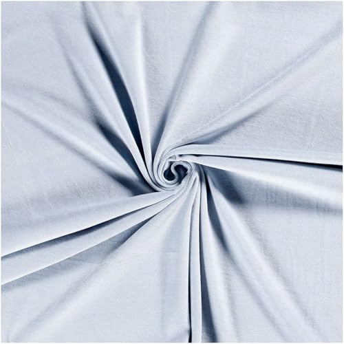 Nicky-Stoff Velour Meterware Nicky uni Zuschnitt ab 50 x 150cm Velourstoff Baumwolle Farbwahl