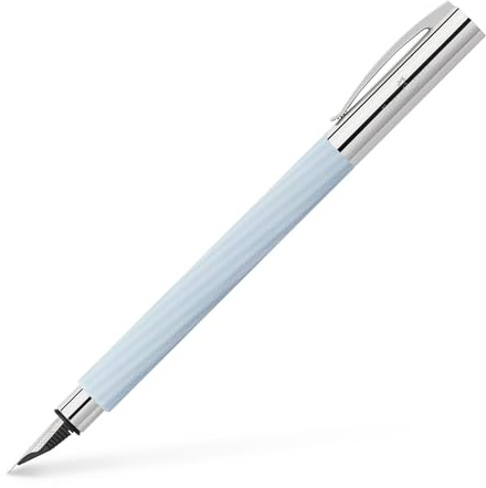 Faber-Castell Ambition Füllfederhalter, kursives Eisblau, Medium