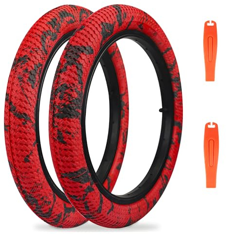WEEROCK 16/20 Zoll Fahrradreifen 2er-Pack Faltreifen Ersatzreifen mit Innenreifen 16/20 x 2,125 Fahrradreifen für BMX, MTB Mountainbike,Fahrrad