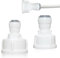 2 Stück Wasseranschluss Adapter, 1/4 auf 3/4 RO Wasser Gerade Rohrfitting und 3/8 auf 3/4 Weiblich Wasser Schnellkupplung Fitting Doppelsiegel Schnellanschluss für Wasserfilter