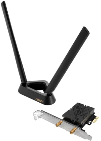 ASUS BE6500 Tri Band PCI-E WiFi 7 (802.11be), Bluetooth 5.4, WPA3 Network Security, OFDMA and MU-MIMO, Multi-Link Operation