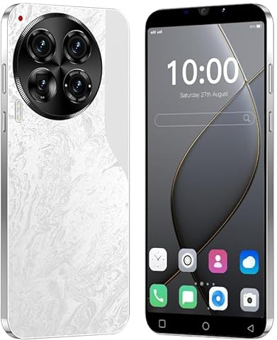 McMgc Cheap Mobile Phones,1GB RAM/ROM 16GB,5.0 inch IPS Display,Android 9.0, Dual SIM Dual Camera,Face ID,BT,FM,GPS,WiFi,3000mAh Battery Basic Phones (Argent)