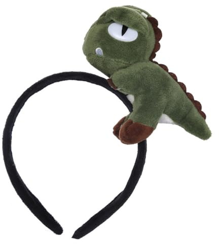 Beatifufu Elastisches Dinosaurier Haarband Grün Atmungsaktives und Bequemes Stirnband für Waschen Des Gesichts und Spa Aktivitäten Stilvoller Kopfschmuck für Frauen