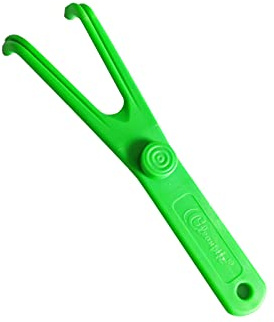1 st tandtrådshållare för interdentala tandställningar Ergonomiskt handtag Återanvändbart munhygienverktyg för trånga utrymmen mellan tänderna