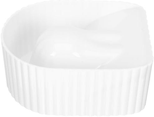 Bol de Trempage Appui Main en Acrylique Blanc pour Manucure | Nail Art et Trempage des Ongles, Coupe Pratique, Protège la Peau au Salon