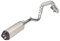YCF Auspuffanlage Pilot/SM Silber