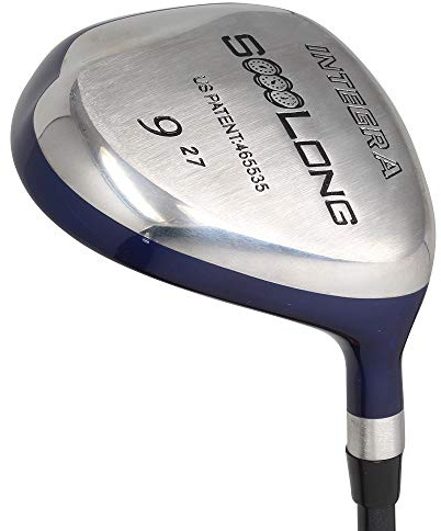 Senior Integra SoooLong 9 - Palo de golf de madera para hombre, diestros Senior Flex con empuñaduras de terciopelo negro para hombre