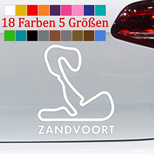 Circuit Zandvoort Aufkleber Niederlande Sticker Park Formel 1 18 Farben 5 Größen
