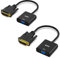 BENFEI Adaptateur Actif DVI-D vers VGA, DVI-D 24 + 1 vers Adaptateur VGA mâle vers Femelle, 2 pcs