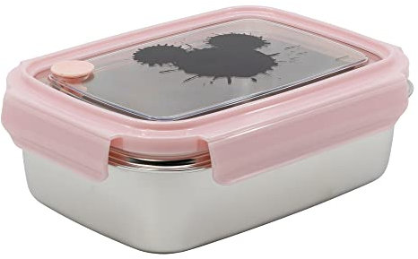 Stor8412497039302Acero Inoxidable Rectangular Sándwich Caja, 1020 ml Capacidad, Mickey
