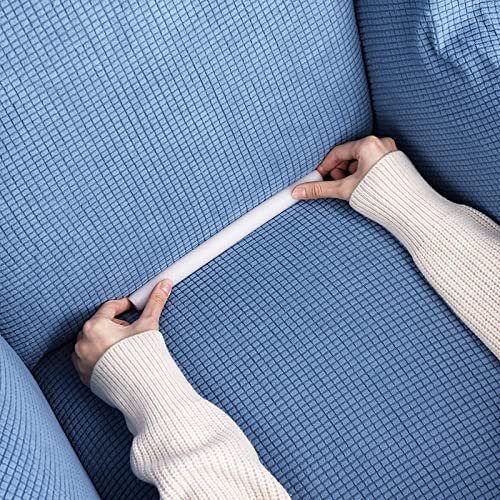 qiden Anti-Rutsch-Schaumstoffe für Stretch Sofabezug, Elastische Schaumstoff-Stab für Sofahusse Couchbezug, DIY rutschfeste Schaum für Relaxsessel L-Form Sofa Abdeckung-7 Pcs