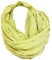 J26 Dots Punkte Seide Sommer Loop Farbverlauf Silk Uni Rundschal Schlauchschal Stola Schal leicht (Gelb)