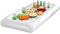 RosyFate Barra de Hielo Inflable, Barra de Ensaladas Inflable, Bandeja Flotante para Piscina, Barras Inflables para Servir con Tapón de Drenaje, Accesorios de Fiesta de Flotador de Piscina de Verano