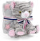 Kuscheldecke Baby Jungen Mädchen mit Kuscheltier - Babydecke Flauschig Kleinkind ab 0+ Monaten mit Plusch Spielzeug - Pluschtier Supersoft Weich mit Decke Kinder 1 2 3 Jahre - 120x80 cm (Katze)